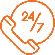 24/7 Support Icon